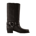 Roxy Boot Boots Paris Texas skórzany czarny
