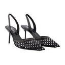Lidia Slingback 70 Pumps Paris Texas Syntetyczny czarny