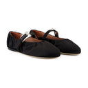 Ballerinas Sveva Plisse Paris Texas Silk Black