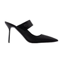 Lidia Couture Sabot 90 Pumps Paris Texas Silk Black