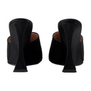 Nina Court Shoes Paris Texas Silk Black