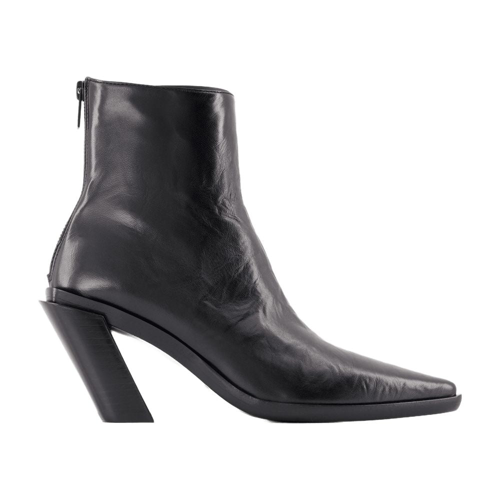 Florentine Ankle Boots Ann Demeulemeester Black Leather