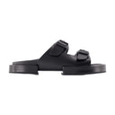 Block Henri Sandals Ann Demeulemeester Cuero negro
