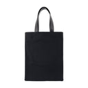 Book Tote Shopper Bag Jil Sander Cotton Black