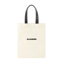 Book Tote Bag Jil Sander Cotton Beige