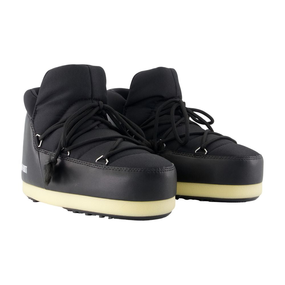 Evx Pumps Ankle Boots Moon Boot Synthetic Black