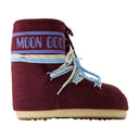 Icon Low Suede Laces Ankle Boots Moon Boot Leather Burgundy