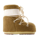 Icon Low Fleece Boots Moon Boot Synthetic Brown