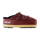 Evx Mule Sandals Moon Boot Synthetic Burgundy