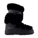 Ltrack Boots Moon Boot Fake Fur Black