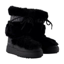 Ltrack Boots Moon Boot Fake Fur Black
