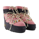 Mb X Gir Icon Low Ankle Boots Moon Boot Leather Pink