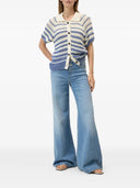 Closed Short Sleeve Polo Cardigan