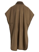 Burberry Tartan Pattern Reversible Cape