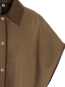 Burberry Tartan Pattern Reversible Cape