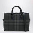 Burberry Ainsworth Document Bag In Charcoal Colour