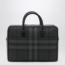 Burberry Ainsworth Document Bag In Charcoal Colour