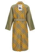 Burberry Check Insert Trench Coat
