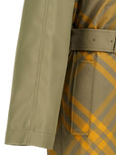 Burberry Check Insert Trench Coat