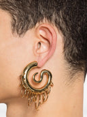 Panconesi Pierced Serpent Hoops Medium
