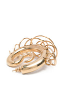 Panconesi Pierced Serpent Hoops Medium
