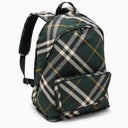 Burberry Shield Check Pattern Nylon Backpack