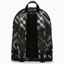 Burberry Shield Check Pattern Nylon Backpack