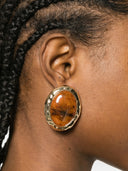Self Portrait Gold Tiger Eye Bangle