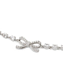 Self Portrait Crystal Bow Necklace