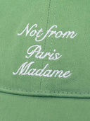 Drole De Monsieur Casquette Slogan Calligraphy