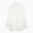 Chemise de couleur grain de soie blanc burberry