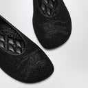 Burberry Black Mesh Ballerina con logo