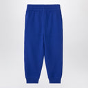 Burberry Electric Blue Jogging Trousers With Ekd Logo