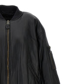 Veste de bombardier en cuir Balenciaga