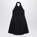 بلنسياجا أسود قميص مع وقف التنفيذ لباس