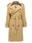 Burberry Gabardine Long Trench Coat