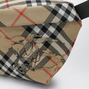 Burberry Check Patterned Beige Waist Bag