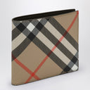 Burberry -Check -Muster Beige Faltbrieftasche