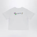 Burberry White Crew Neck T Shirt With Logo