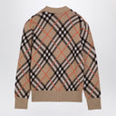 Burberry Wool And Mohair Cardigan With Check Pattern