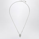 Alexander Mc Queen Skull Necklace In Palladium