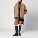 Burberry Reversible Scarf in Beige Cashmere e assegno