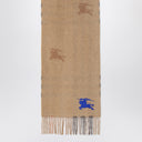 Burberry Reversible Scarf in Beige Cashmere e assegno
