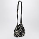 Burberry Black Check Embrayage Sac à crampons avec cordon
