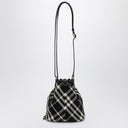 Burberry Black Check Embrayage Sac à crampons avec cordon