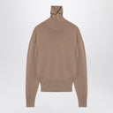 Burberry Beige Wool Turtleneck Sweater