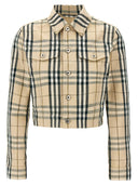 Burberry Check Jeansjacke