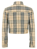Burberry Check Jeansjacke