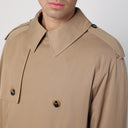 Burberry Long Beige Gabardine Trench Coat