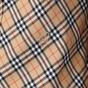 Burberry Beige Button Down Shirt With Check Pattern
